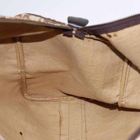 Christian Dior Trotter Canvas Boston Bag Brown Auth EC203 - Picture 13 of 16